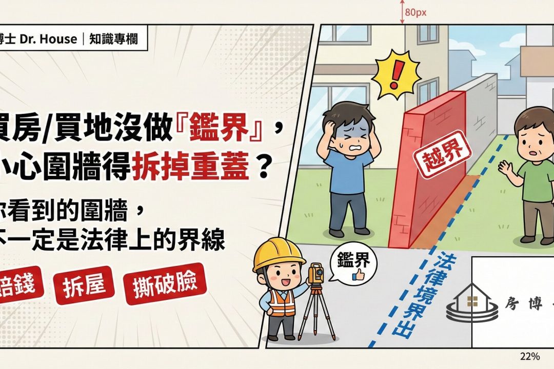 買房/買地沒做「鑑界」，小心圍牆得拆掉重蓋？