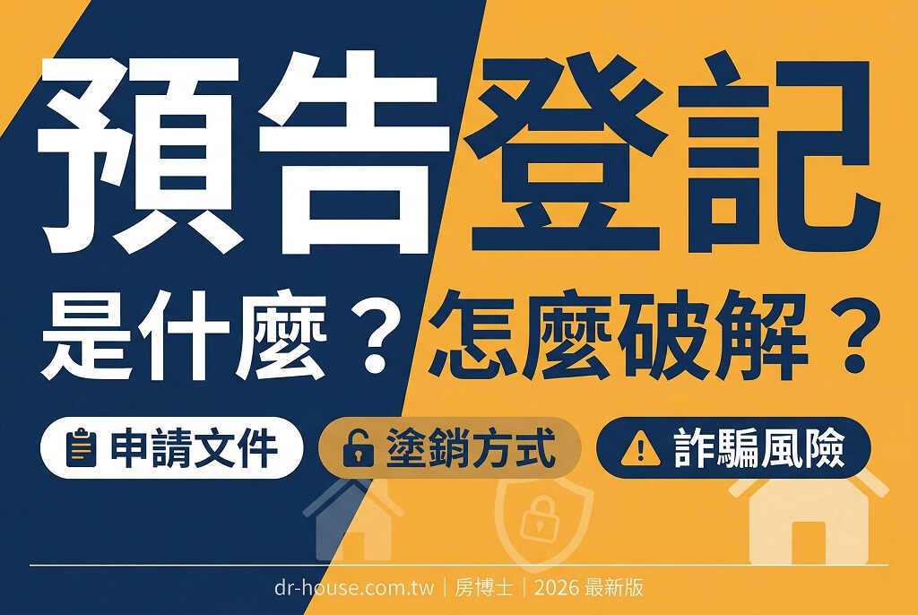 預告登記是什麼？申請文件、塗銷方式與詐騙風險一次看
