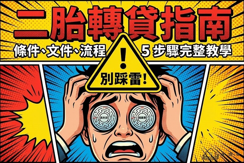 房屋二胎轉貸怎麼做？條件、文件、流程 5 步驟完整教學