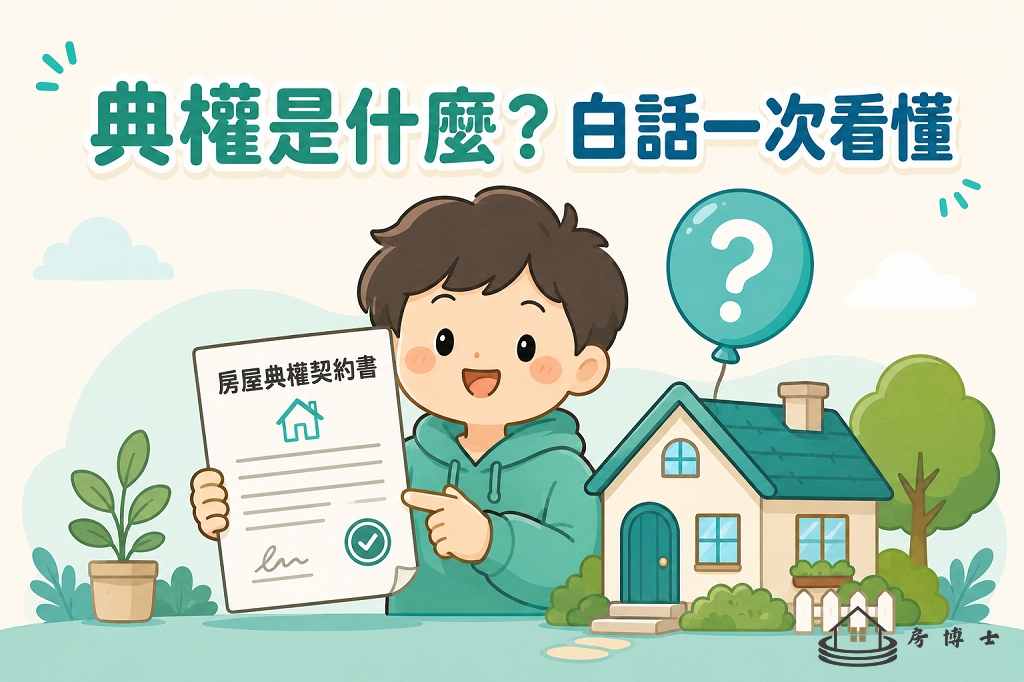 法律名詞不難,三分鐘看懂典權