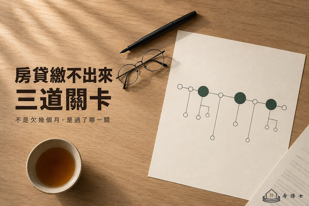 房貸繳不出來怎麼辦？從遲繳、催收到法拍的每一步整理